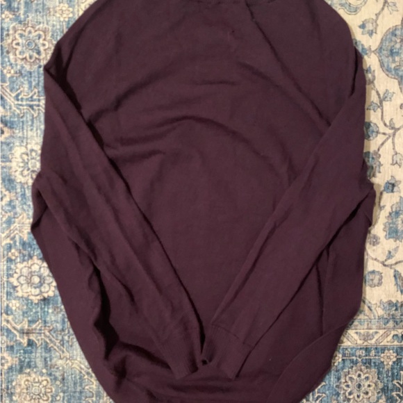 Amour Vert Karlotta Wool Sweater Purple Size XS - Picture 5 of 6